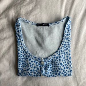 brandy blue cheetah/leopard zelly top